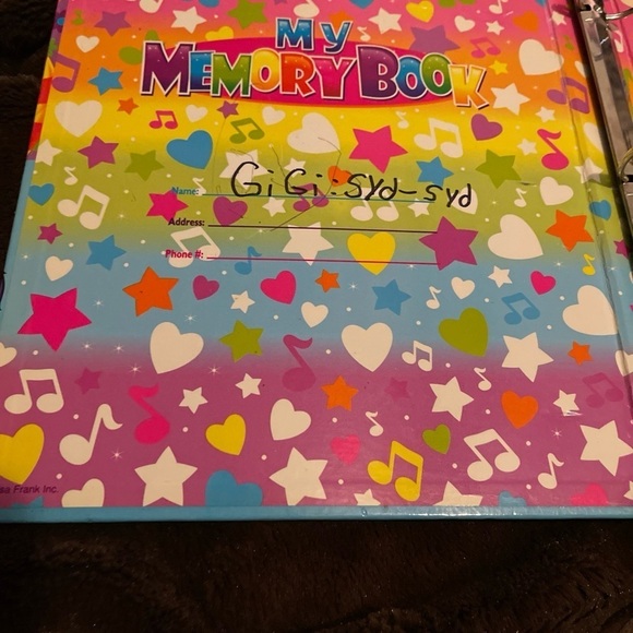 Lisa Frank My Memory Book 3 Ring Binder Cats Teddy Bear Pony - Read And See - Picture 14 of 16